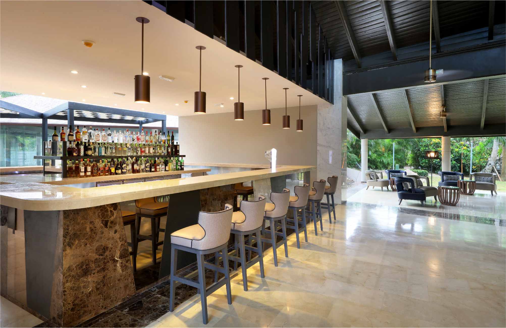 Grand Palladium Punta Cana Resort Spa Gastronomia Bar Lobby Macao